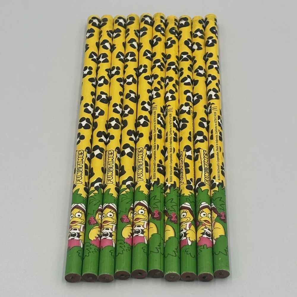 Vintage McDonald's Fun‎ Times Pencils 2003 Vintage Promotion 